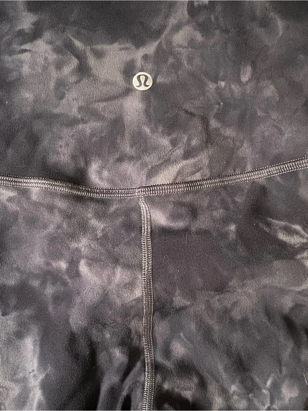 Lululemon Align 25” High-Waist Tie-Dye Performance Leggings - Black
